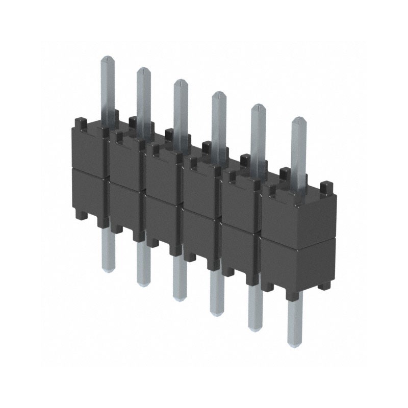 10 pcs : DW-06-07-T-S-200 - CONN HDR 6POS 0.1 STACK T/H TIN