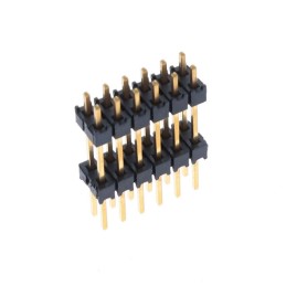 10 pcs : DW-06-10-G-D-480 - CONN HDR 12POS 0.1 STACK T/H