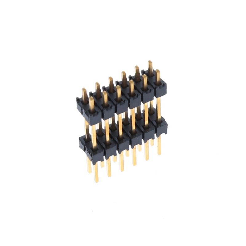 10 pcs : DW-06-10-G-D-480 - CONN HDR 12POS 0.1 STACK T/H