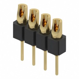10 pcs : 380-10-104-00-001000 - CONN HDR SOLDER 4POS GOLD