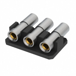 10 pcs : 835-43-003-40-030001 - CONN RCPT 3POS 0.1 GOLD SMD R/A