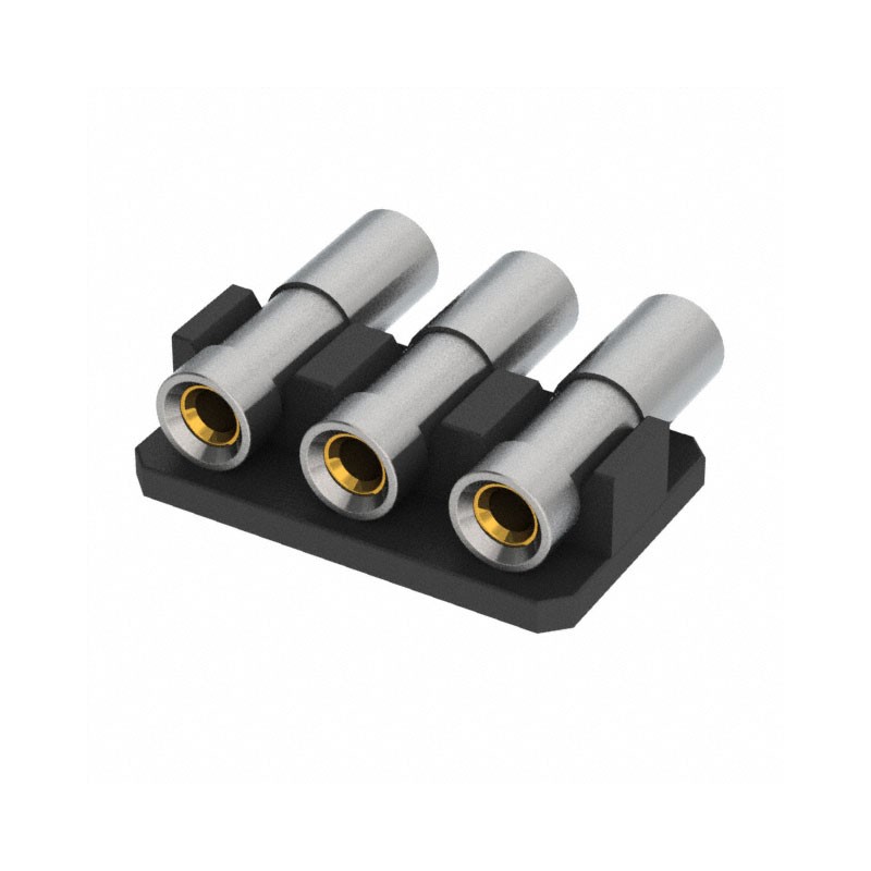 10 pcs : 835-43-003-40-030001 - CONN RCPT 3POS 0.1 GOLD SMD R/A