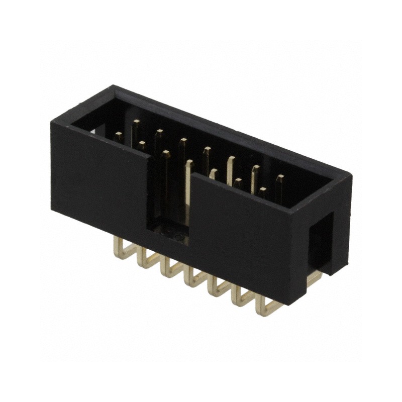 10 pcs : 302-R141 - CONN HEADER R/A 14POS 2.54MM