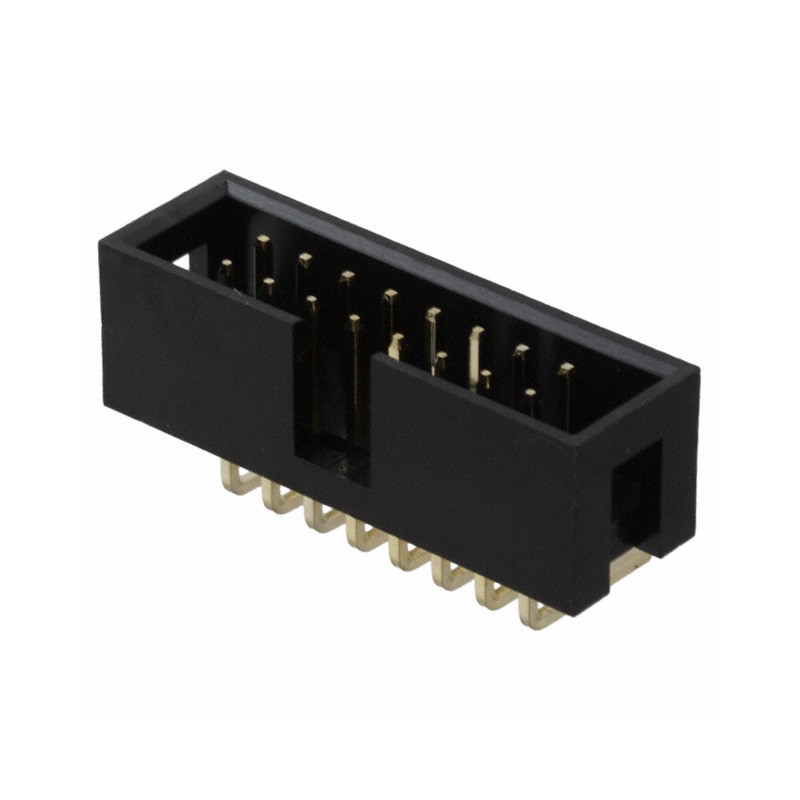 10 pcs : 302-R161 - CONN HEADER R/A 16POS 2.54MM