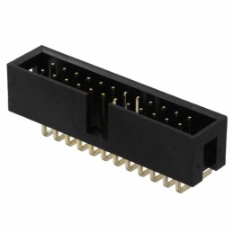 10 pcs : 302-R241 - CONN HEADER R/A 24POS 2.54MM