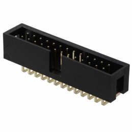 10 pcs : 302-R261 - CONN HEADER R/A 26POS 2.54MM