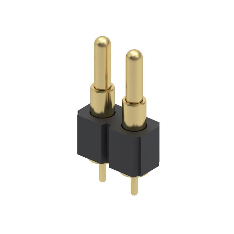 10 pcs : 816-22-002-10-004101 - CONN SPRING PISTON 2POS PCB