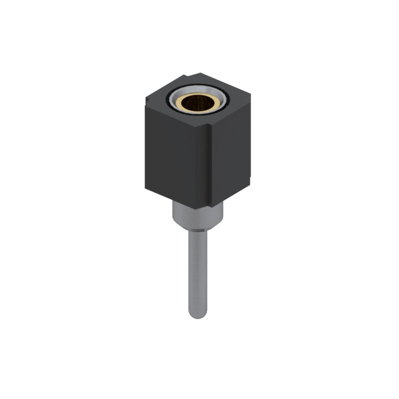 10 pcs : 801-43-001-10-002000 - CONN RCPT 1POS GOLD PCB