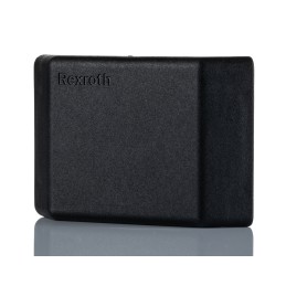 1 pcs - Bosch Rexroth Black Polypropylene Angle Bracket Cap, 45 mm Strut Profile, 10mm Groove