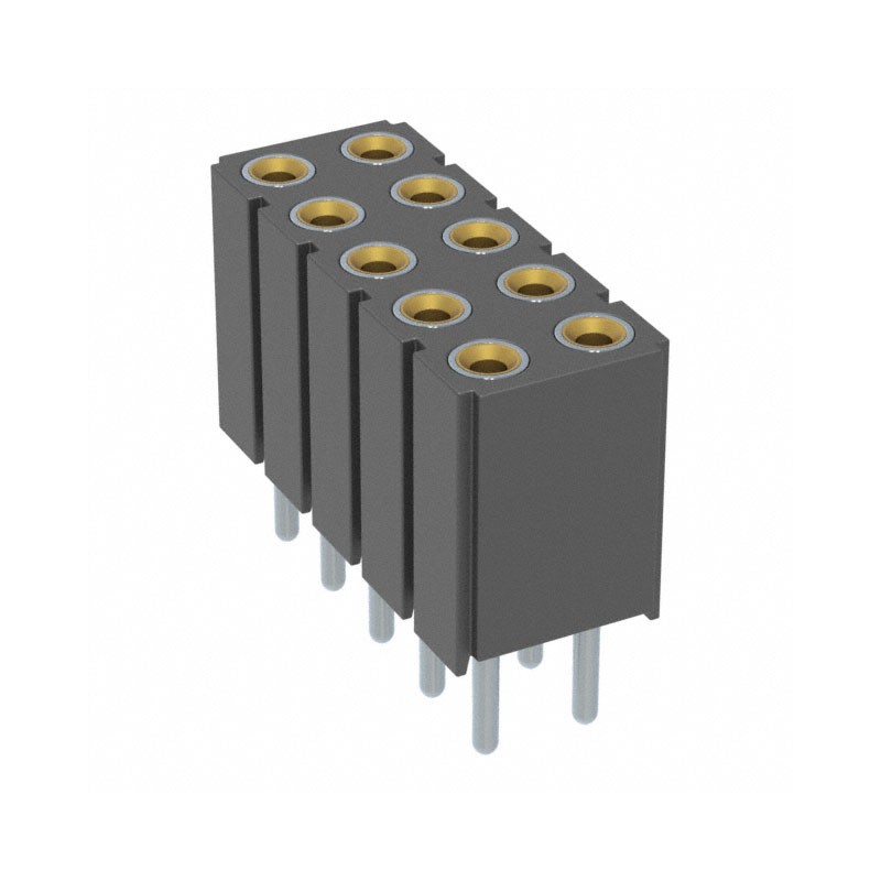 10 pcs : 803-47-010-10-001000 - CONN RCPT 10POS 0.1 GOLD PCB