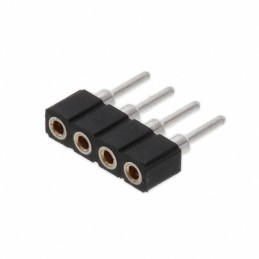 10 pcs : 831-47-004-10-001000 - CONN RCPT 4POS 0.079 GOLD PCB