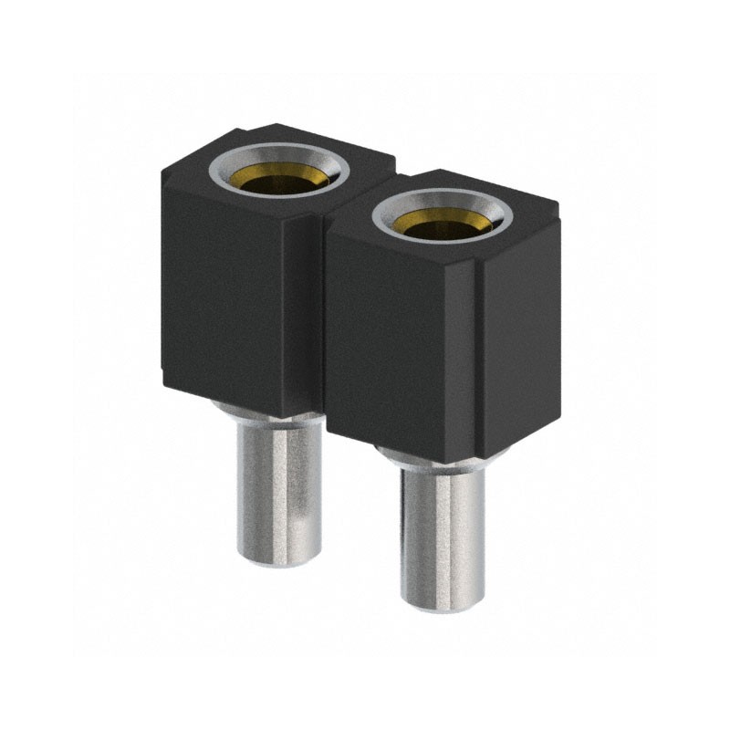 10 pcs : 834-47-002-10-001000 - CONN RCPT 2POS 0.1 GOLD PCB