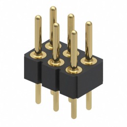 10 pcs : 802-10-006-10-001000 - CONN HEADER VERT 6POS 2.54MM