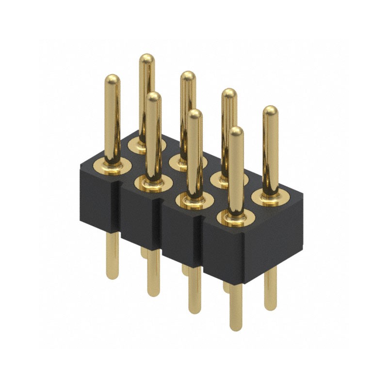 10 pcs : 802-10-008-10-001000 - CONN HEADER VERT 8POS 2.54MM