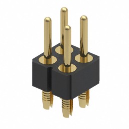 10 pcs : 802-10-004-62-001000 - CONN HEADER VERT 4POS 2.54MM