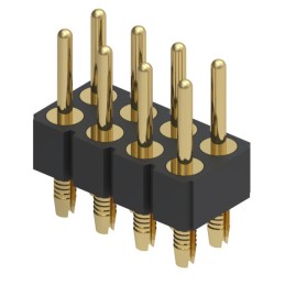 10 pcs : 802-10-008-62-001000 - CONN HEADER VERT 8POS 2.54MM