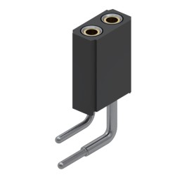 10 pcs : 803-43-002-20-001000 - CONN RCPT 2POS GOLD PCB R/A