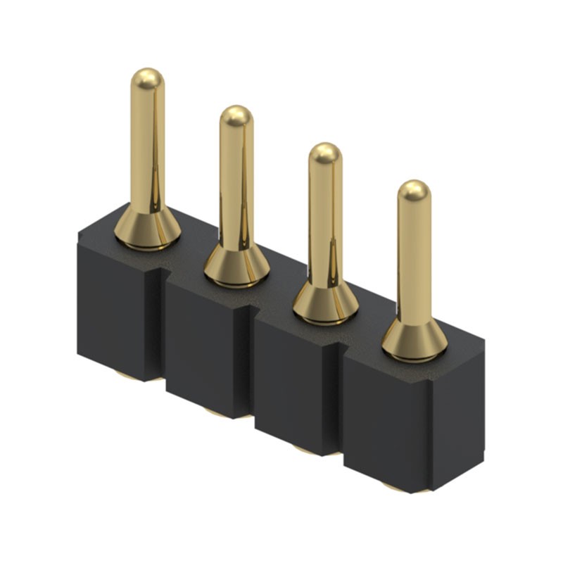 10 pcs : 349-10-104-00-560000 - CONN HEADER SMD 4POS 2.54MM