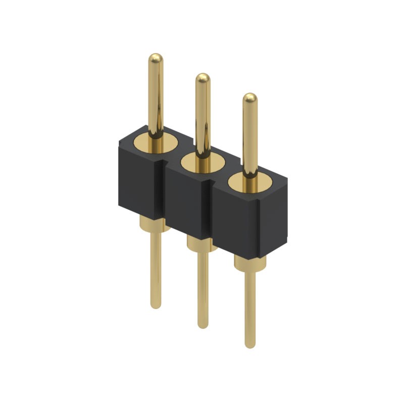 10 pcs : 350-10-103-00-001000 - CONN HEADER VERT 3POS 2.54MM