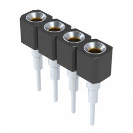 10 pcs : 316-93-104-41-006000 - CONN SOCKET 4POS 0.1 GOLD PCB