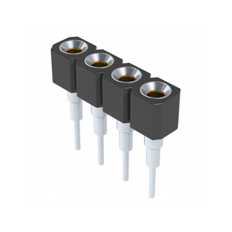 10 pcs : 316-93-104-41-006000 - CONN SOCKET 4POS 0.1 GOLD PCB