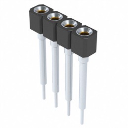 10 pcs : 316-93-104-41-008000 - CONN SOCKET 4POS 0.1 GOLD PCB