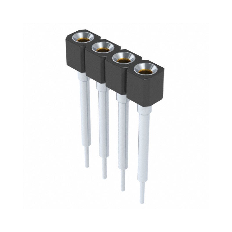 10 pcs : 316-93-104-41-008000 - CONN SOCKET 4POS 0.1 GOLD PCB