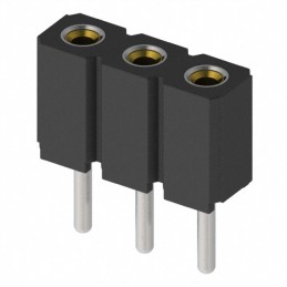 10 pcs : 801-43-003-10-012000 - CONN RCPT 3POS 0.1 GOLD PCB