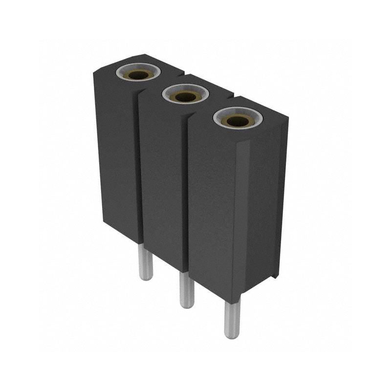 10 pcs : 801-93-003-10-001000 - CONN RCPT 3POS 0.1 GOLD PCB