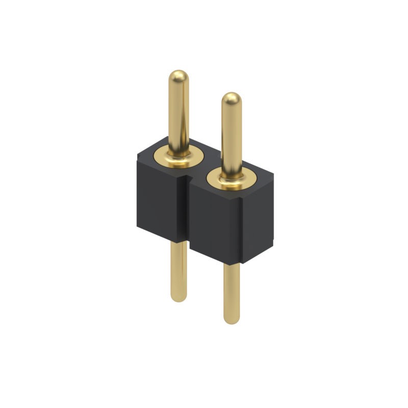 10 pcs : 800-10-002-10-002000 - CONN HEADER VERT 2POS 2.54MM