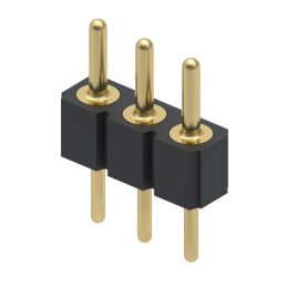 10 pcs : 800-10-003-10-002000 - CONN HEADER VERT 3POS 2.54MM