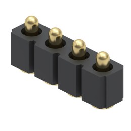 10 pcs : 811-22-004-30-001101 - CONN SPRING PISTON 4POS SMD