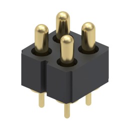 10 pcs : 823-22-004-10-003101 - CONN SPRING PISTON 4POS PCB