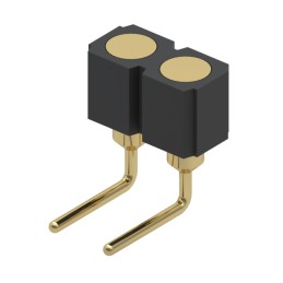 10 pcs : 399-10-102-10-008000 - CONN SPRING TARGET 2POS R/A PCB