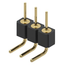 10 pcs : 399-10-103-10-009000 - CONN HEADER R/A 3POS 2.54MM