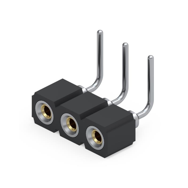 10 pcs : 399-43-103-10-003000 - CONN RCPT 3POS 0.1 GOLD PCB R/A