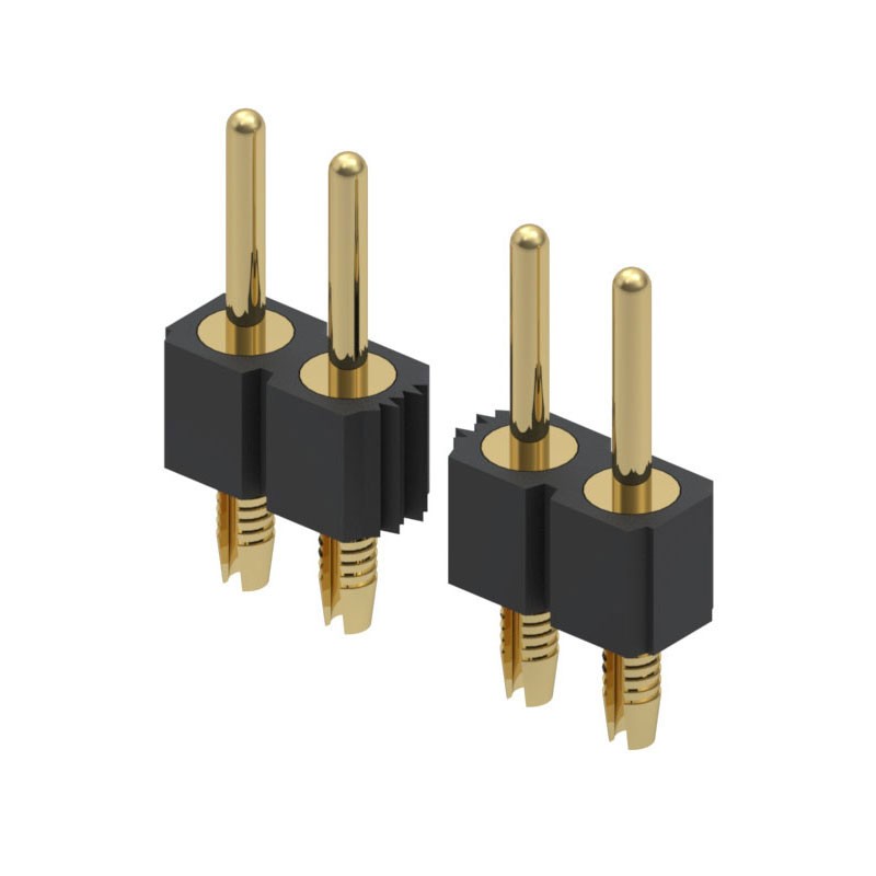 10 pcs : 800-10-006-61-001000 - CONN HEADER VERT 6POS 2.54MM