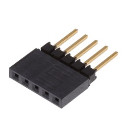 10 pcs : ESQ-105-13-G-S - CONN SOCKET 5POS 0.1 GOLD PCB