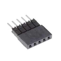 10 pcs : ESQ-105-23-L-S - CONN SOCKET 5POS 0.1 GOLD PCB