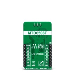 1 pcs - MikroElektronika Brushless 22 Click 3 Phase Motor Drive for MTD6508 for mikrobus Socket