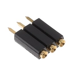 10 pcs : ESS-103-G-03 - CONN SOCKET 3POS 0.1 GOLD PCB