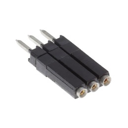 10 pcs : ESS-103-T-05 - CONN SOCKET 3POS 0.1 GOLD PCB