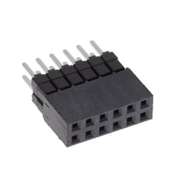 10 pcs : ESW-106-23-T-D - CONN SOCKET 12POS 0.1 TIN PCB