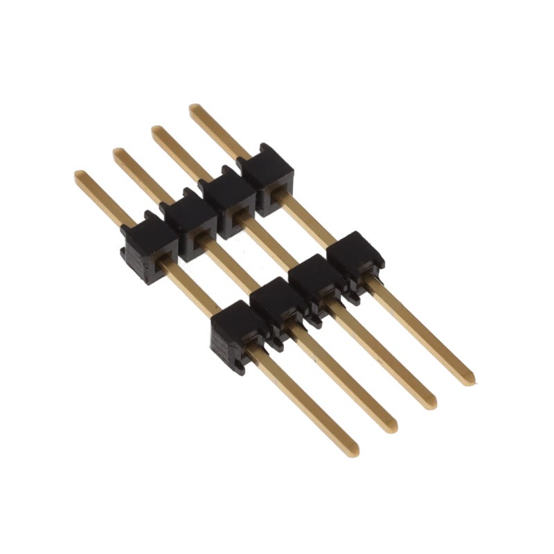 10 pcs : EW-04-11-G-S-400 - CONN HDR 4POS 0.1 STACK T/H GOLD