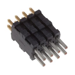 10 pcs : FW-04-04-F-D-200-075 - CONN HDR 8POS 0.05 STACK T/H