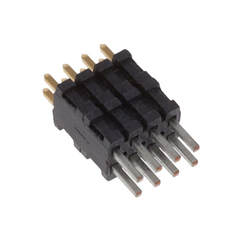 10 pcs : FW-04-04-F-D-200-075 - CONN HDR 8POS 0.05 STACK T/H