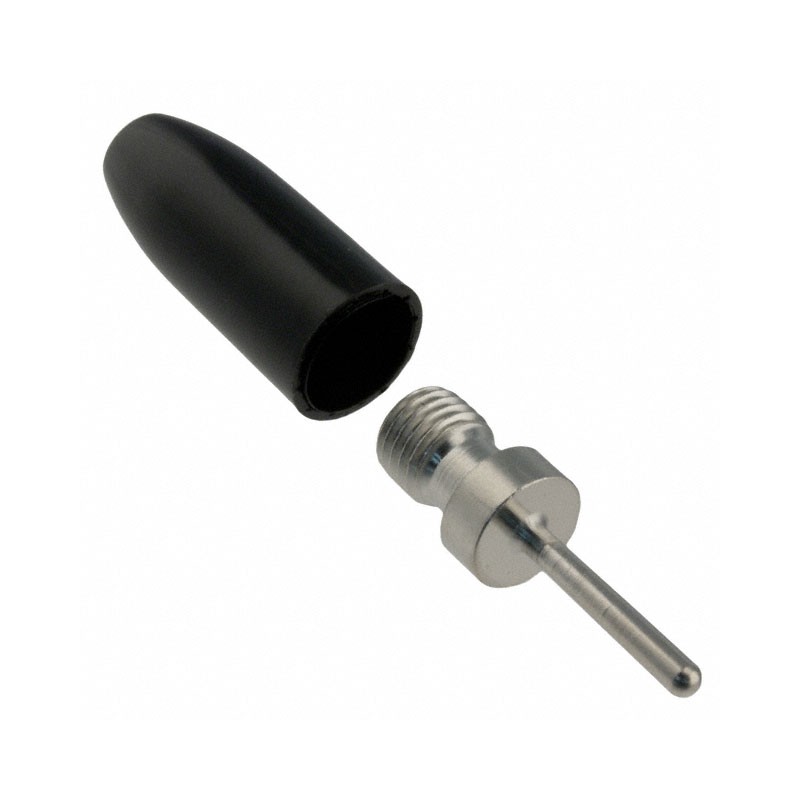 10 pcs : 6002 - CONN TIP PLUG SOLDERLESS BLACK