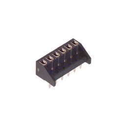 10 pcs : MDF7-6S-2.54DSA(55) - CONN RCPT 6POS 0.1 TIN PCB