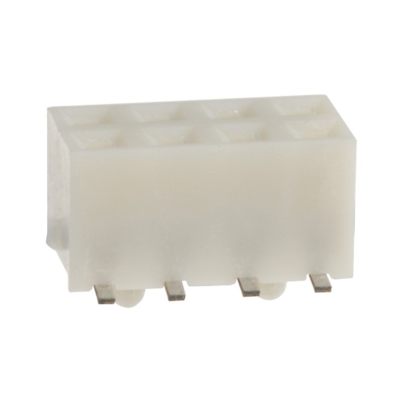 10 pcs : A3A-8DA-2SV(71) - CONN RCPT 8POS 0.079 GOLD SMD