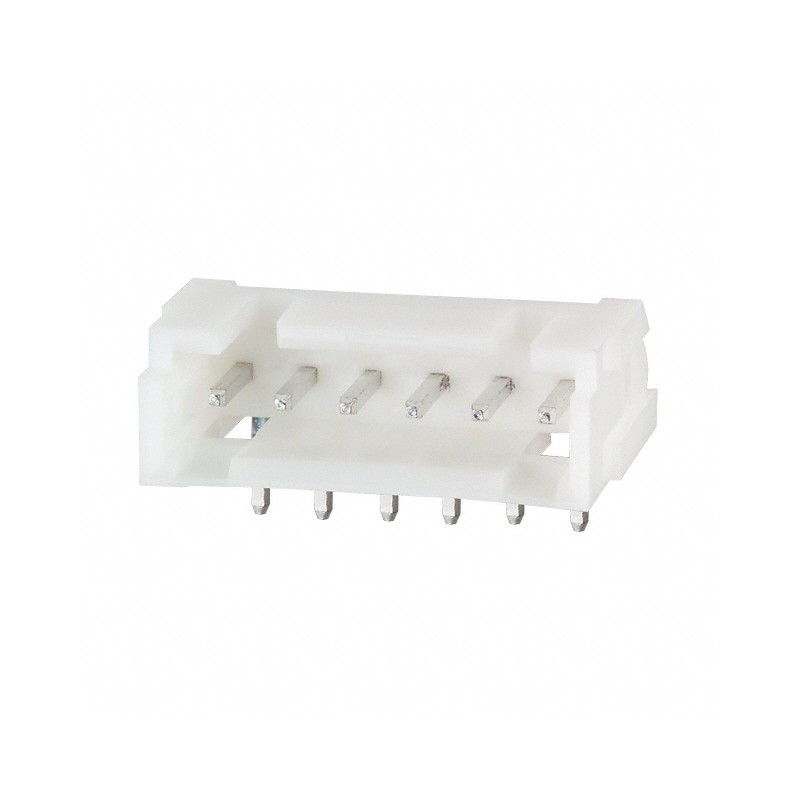 10 pcs : DF1BZ-6P-2.5DS - CONN HEADER R/A 6POS 2.5MM